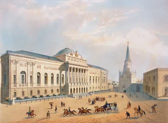 La Chambre des Armures au Kremlin de Moscou, années 1840